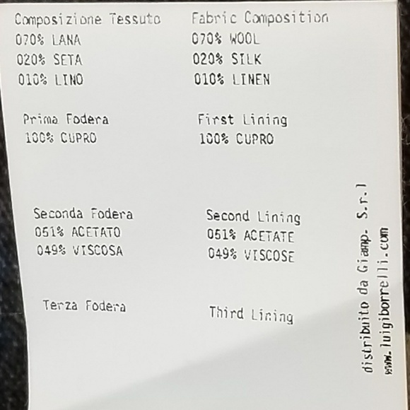 Luigi Borrelli Napoli Sportcoat Men's 40R Like New - Picture 7 of 8